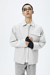 Men's Letter Printed Tech Jacket